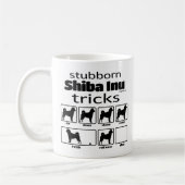 Stubborn Shiba Inu Tricks Kaffeetasse (Links)