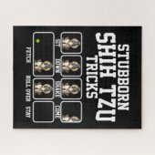 Stubborn Shih Tzu Dog Tricks Puzzle (Horizontal)