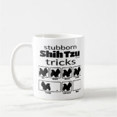 Stubborn Shih Tzu Tricks Kaffeetasse (Links)