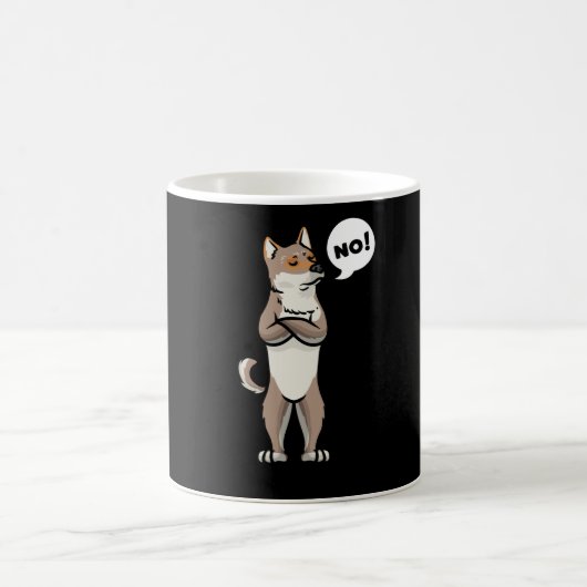Stubborn Shikoku Dog Kaffeetasse (Mittel)