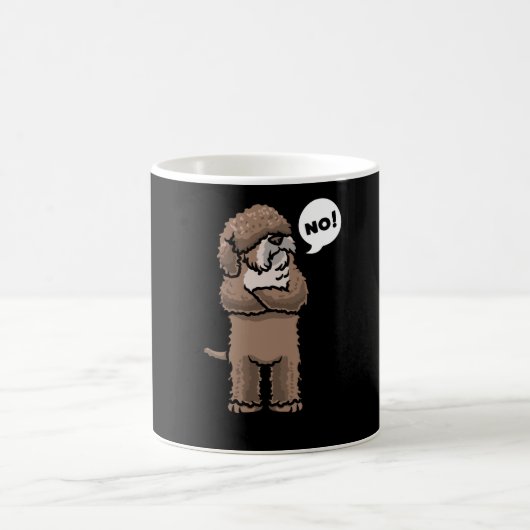 Stubborn Spanish Water Dog Kaffeetasse (Mittel)