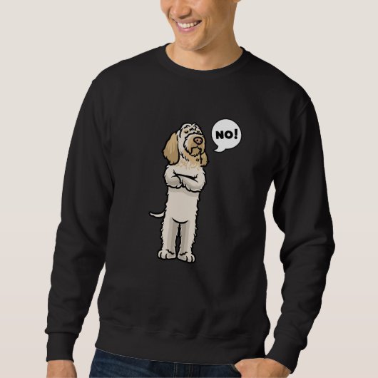 Stubborn Spinone Italiano Dog Sweatshirt (Vorderseite)