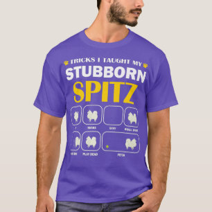 Stubborn Spitz Dog Tricks Training Geschenk Premiu T-Shirt