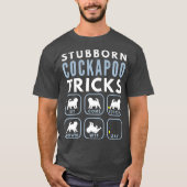 Stubborn-Spoodle-Tricks - Hundeschulungsprämie T-Shirt (Vorderseite)