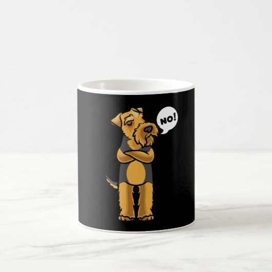 Stubborn Welsh Terrier Dog Kaffeetasse (Mittel)