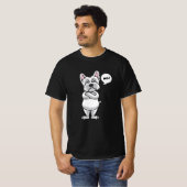 Stubborn Westie Hund witzig T-Shirt (Vorne ganz)