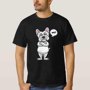 Stubborn Westie Hund witzig T-Shirt