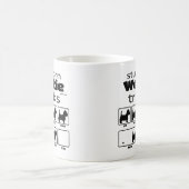 Stubborn Westie Tricks Kaffeetasse (Mittel)