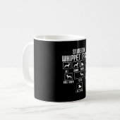 Stubborn Whippet Tricks Kaffeetasse (Vorderseite Links)