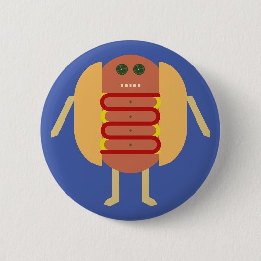 Stubby Lil Würstchen Button (Vorderseite)