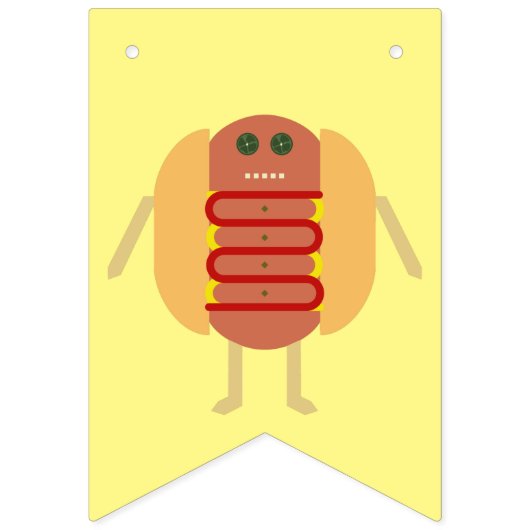 Stubby Lil Würstchen Wimpelkette (Zweite Fahne)