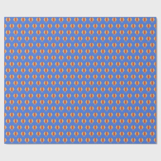 Stubby Lil Würstchen Wrapping Paper Geschenkpapier (Flach)