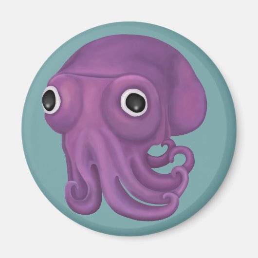 Stubby Tintenfisch Magnet (Vorne)