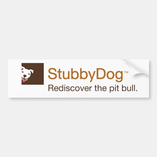 StubbyDog Autoaufkleber (Vorne)