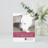 StubbyDog Valentine #3 Feiertagspostkarte (Stehend Vorderseite)