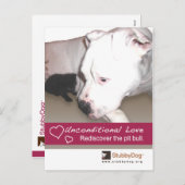 StubbyDog Valentine #3 Feiertagspostkarte (Vorne/Hinten)