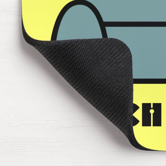 Stubenhocker Mousepad (Ecke)