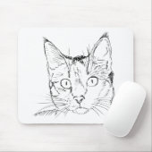Stubenkatze Mousepad (Mit Mouse)