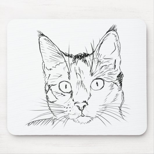 Stubenkatze Mousepad (Vorne)