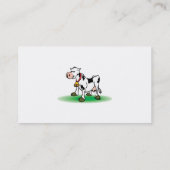 Stubenkuh Visitenkarte (Rückseite)