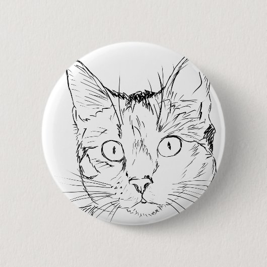 Stubentiger Button (Vorderseite)
