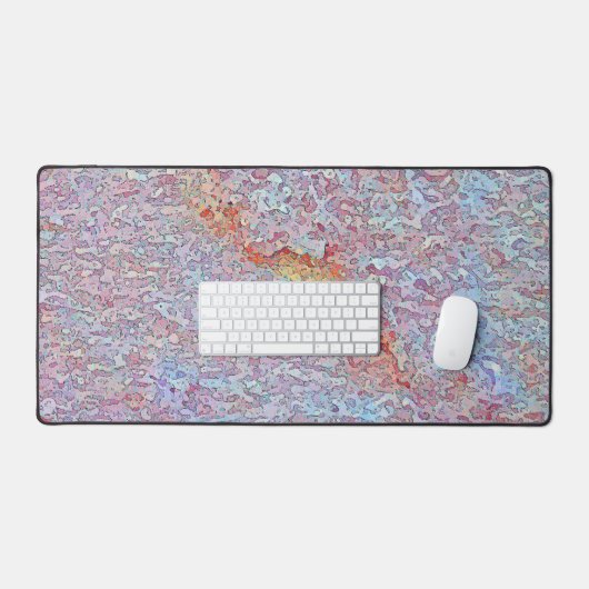 Stucco Blue Mist Desk Mat Schreibtischunterlage (Tastatur & Maus)