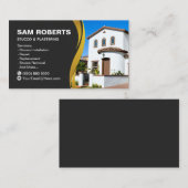 Stucco Business Card Plastering Visitenkarte (Vorne/Hinten)