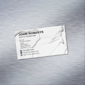 Stucco Construction Magnetische Visitenkarte (Beispiel)