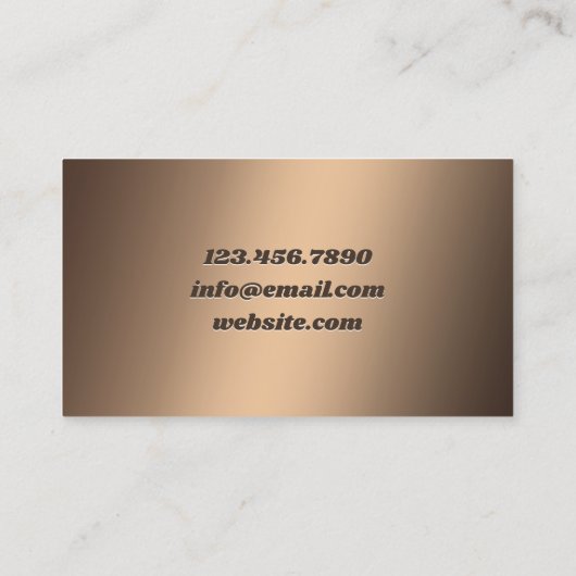 Stucco Contractor Visitenkarte (Rückseite)