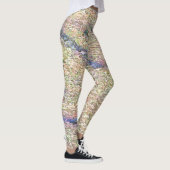 Stucco Grünes Meer Leggings (Rechts)