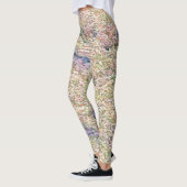 Stucco Grünes Meer Leggings (Links)
