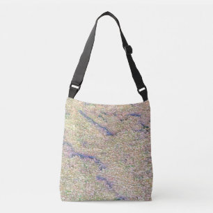Stucco Grünes Meer Tragetaschen Mit Langen Trägern