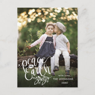 Stück auf Erden FOTO Weihnachtsfeiertag Postkarte