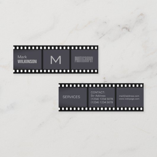 Stück berufliche Abdeckung Mini Visitenkarte (Vorne/Hinten)