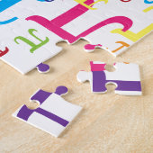 Stück des Pi Puzzle (Seite)