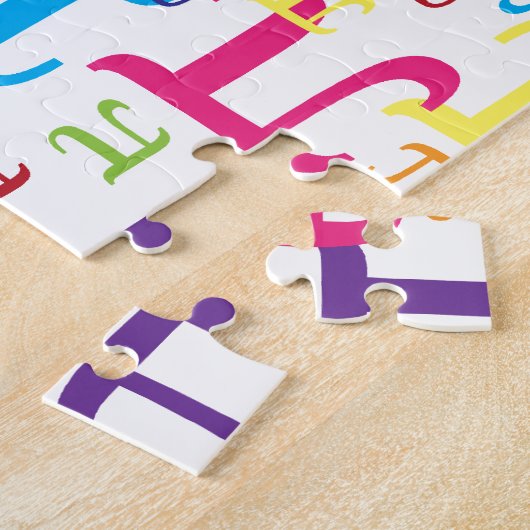 Stück des Pi Puzzle (Seite)