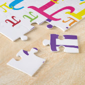 Stück des Pi Puzzle (Seite)