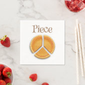 "Stück" Friedenssymbol Serviette (Beispiel)