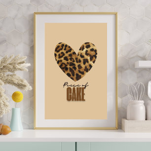Stück Kuchen Poster
