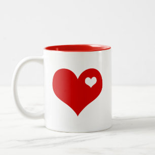 Stück meines Herzens Zweifarbige Tasse