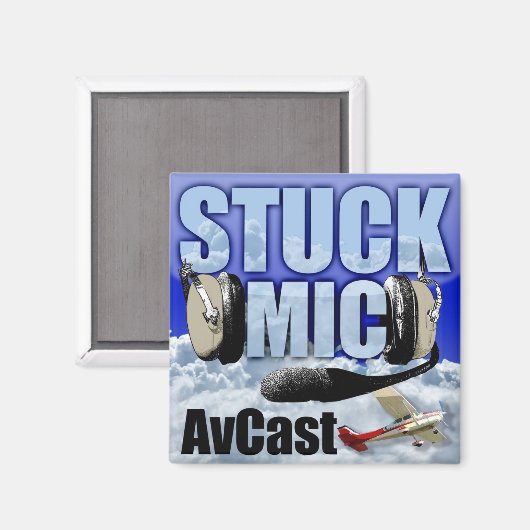 Stuck Mic AvCast Magnet (Vorderseite/Rückseite)