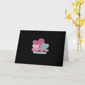 Stuck On You Valentine Funny Cactus Cute Design  Karte (Gelbe Blume)