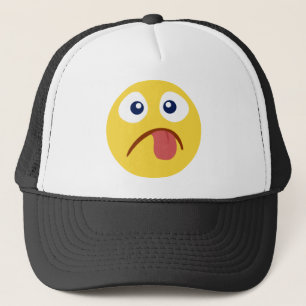 Stuck Out Tongue Emojia Truckerkappe