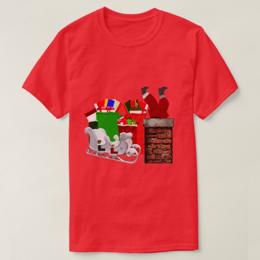 Stuck Santa T-Shirt (Design vorne)