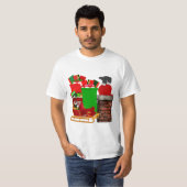 Stuck Santa Tri-Blend-Shirt T-Shirt (Vorne ganz)