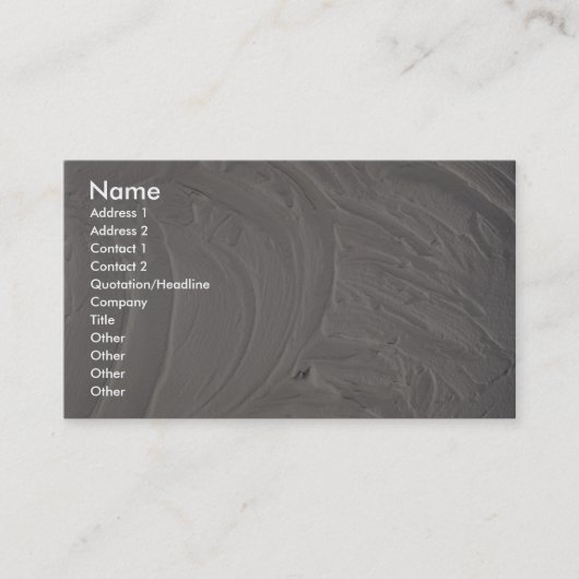 Stuck Visitenkarte (Vorderseite)