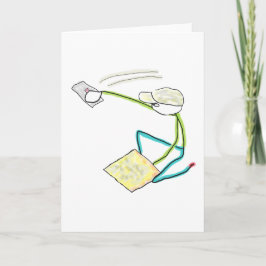 Stuckateur Stickman Karte