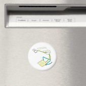 Stuckateur Stickman Magnet (In Situ (Geschirrspüler))