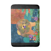 STÜCKCHEN Chow-Chow Kiste oder Badmatte Badematte (Vorderseite Vertikal)