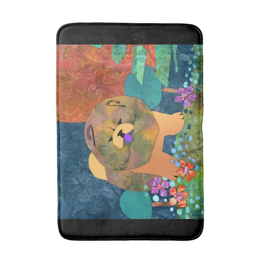 STÜCKCHEN Chow-Chow Kiste oder Badmatte Badematte (Vorderseite Vertikal)